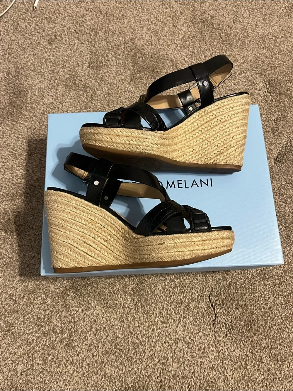 ANTONIO MELANI black leather